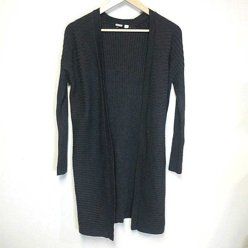 Gap Ribbed Merino Open Front Cardigan - Picture 4 of 7